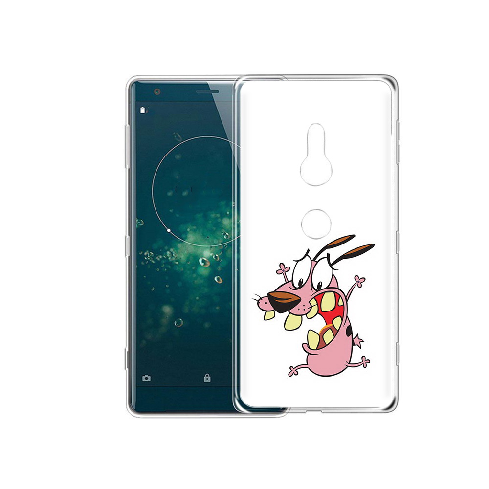 

Чехол MyPads Tocco для Sony Xperia XZ2 зубастый бобик, Прозрачный, Tocco