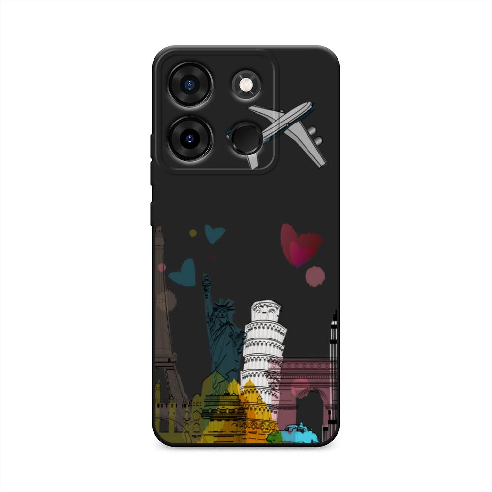 

Чехол Awog на Infinix Smart 7 HD "Самолет путешествий", Желтый, 3103852-1