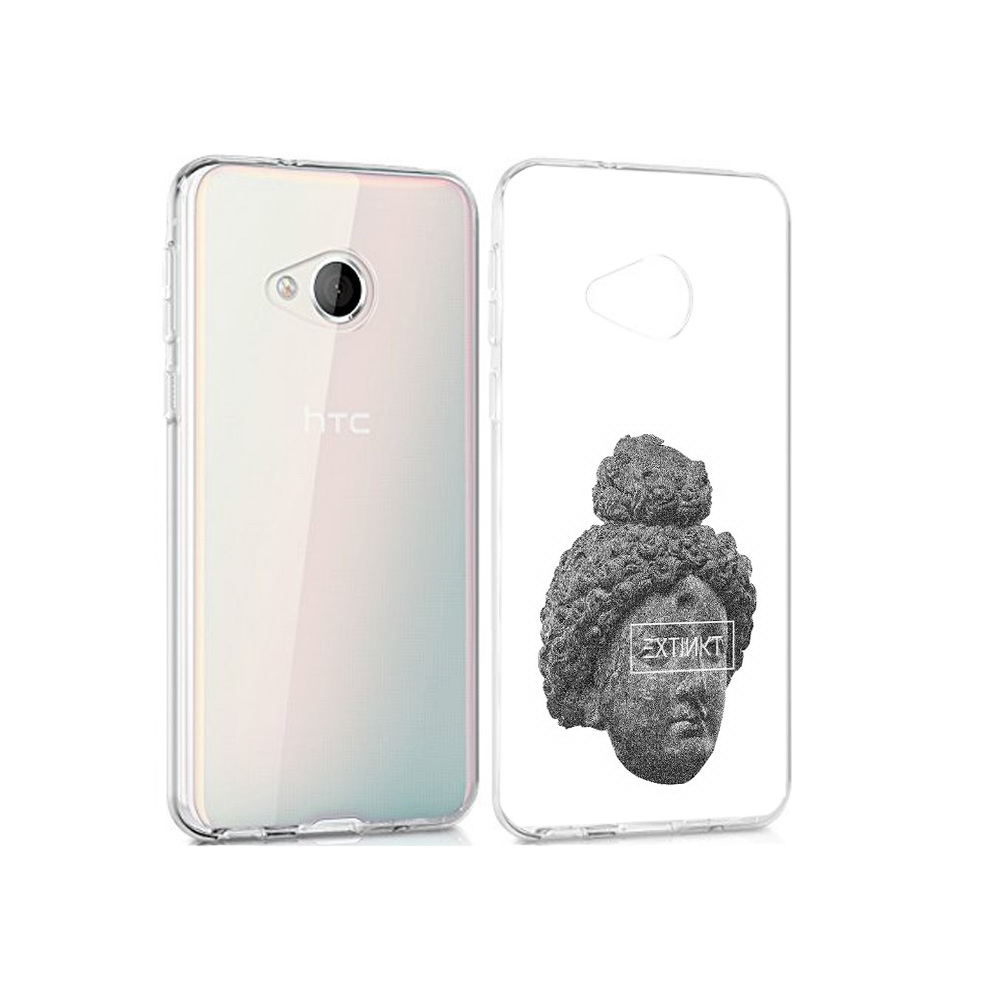 

Чехол MyPads Tocco для HTC U Play каменное лицо девушки, Прозрачный, Tocco