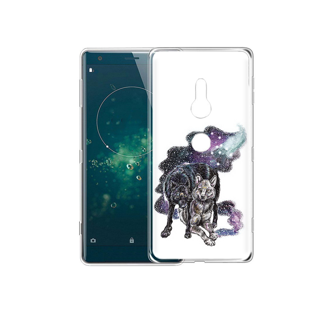 

Чехол MyPads Tocco для Sony Xperia XZ2 звездные волки, Прозрачный, Tocco