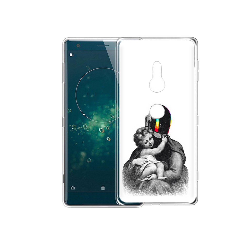 

Чехол MyPads Tocco для Sony Xperia XZ2 защитник в шлеме, Прозрачный, Tocco
