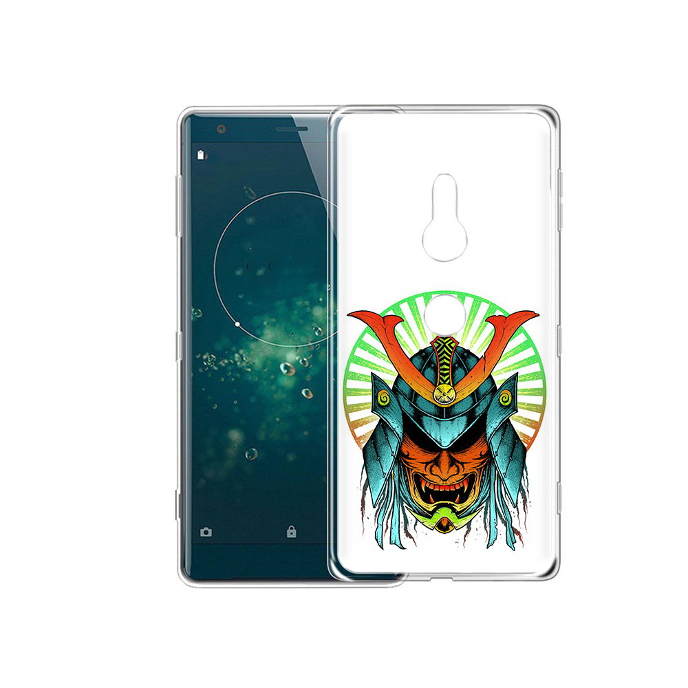 

Чехол MyPads Tocco для Sony Xperia XZ2 ешимитсу рисунок, Прозрачный, Tocco