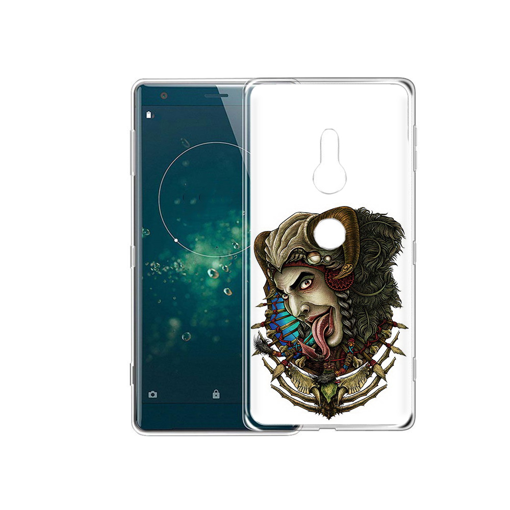 

Чехол MyPads Tocco для Sony Xperia XZ2 длинный язык, Прозрачный, Tocco