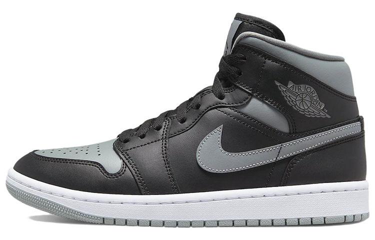 

Кеды унисекс Jordan Air Jordan 1 mid shadow серые 44.5 EU, Серый, Air Jordan 1 mid shadow