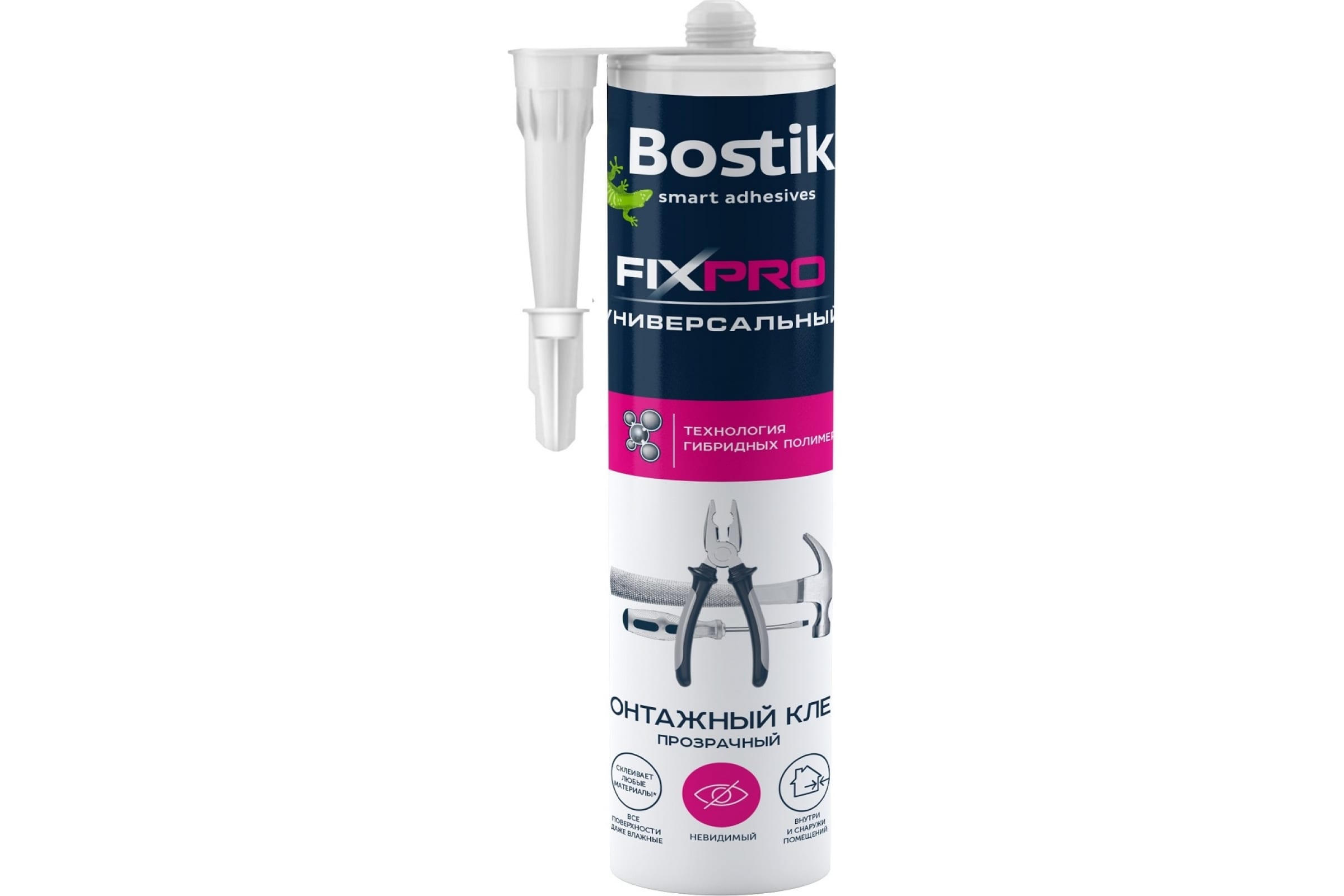 

Монтажный клей Bostik FIXPRO гибрид УНИВЕРСАЛЬНЫЙ прозрачный 290 мл 30615941