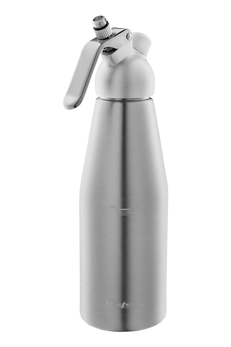 

Сифон для сливок Kulinarische Produkte 1 л, серебряный, BUFETT, 640022