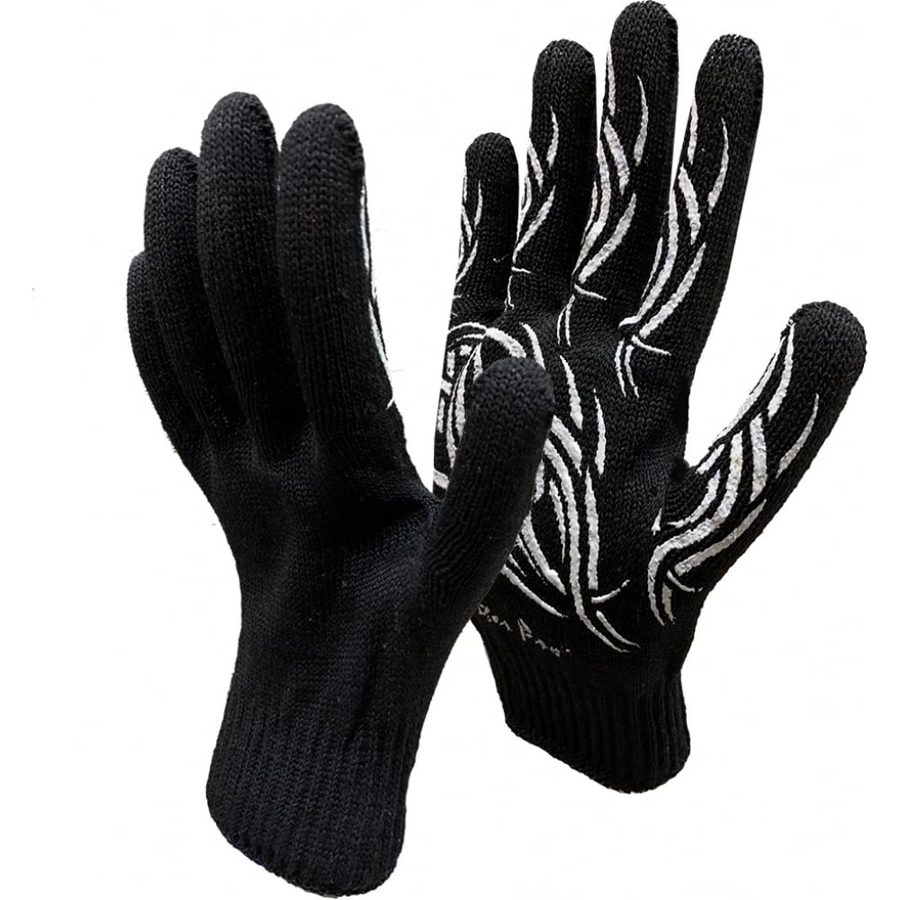 Рабочие перчатки Master-Pro® ТАТУ БЛЭК, 100 пар, 10 класс вязки 3910-TAB-100