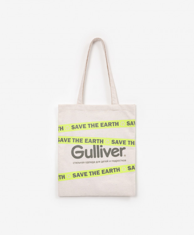 

Шоппер Save Planet Gulliver, Бежевый, ШОПЕР_GULLIVER_FLASH2023