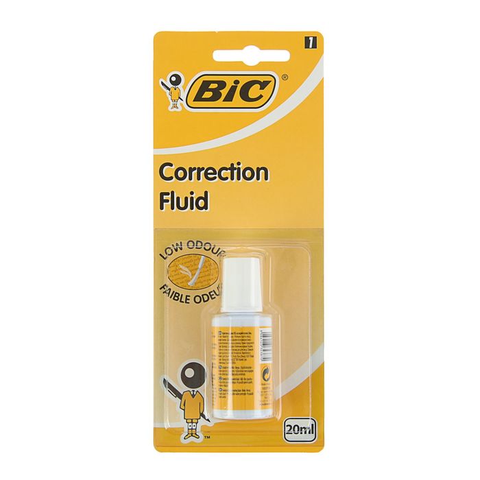 

Корректирующая жидкость BIC Correction Fluid, 20 мл, водная основа, блистер