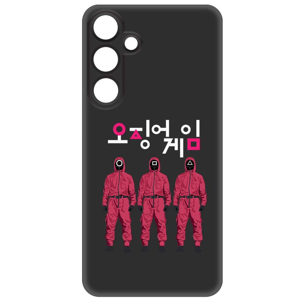 

Чехол-накладка Case Игра в кальмара-Ведущий для Samsung Galaxy S24 Ultra черный