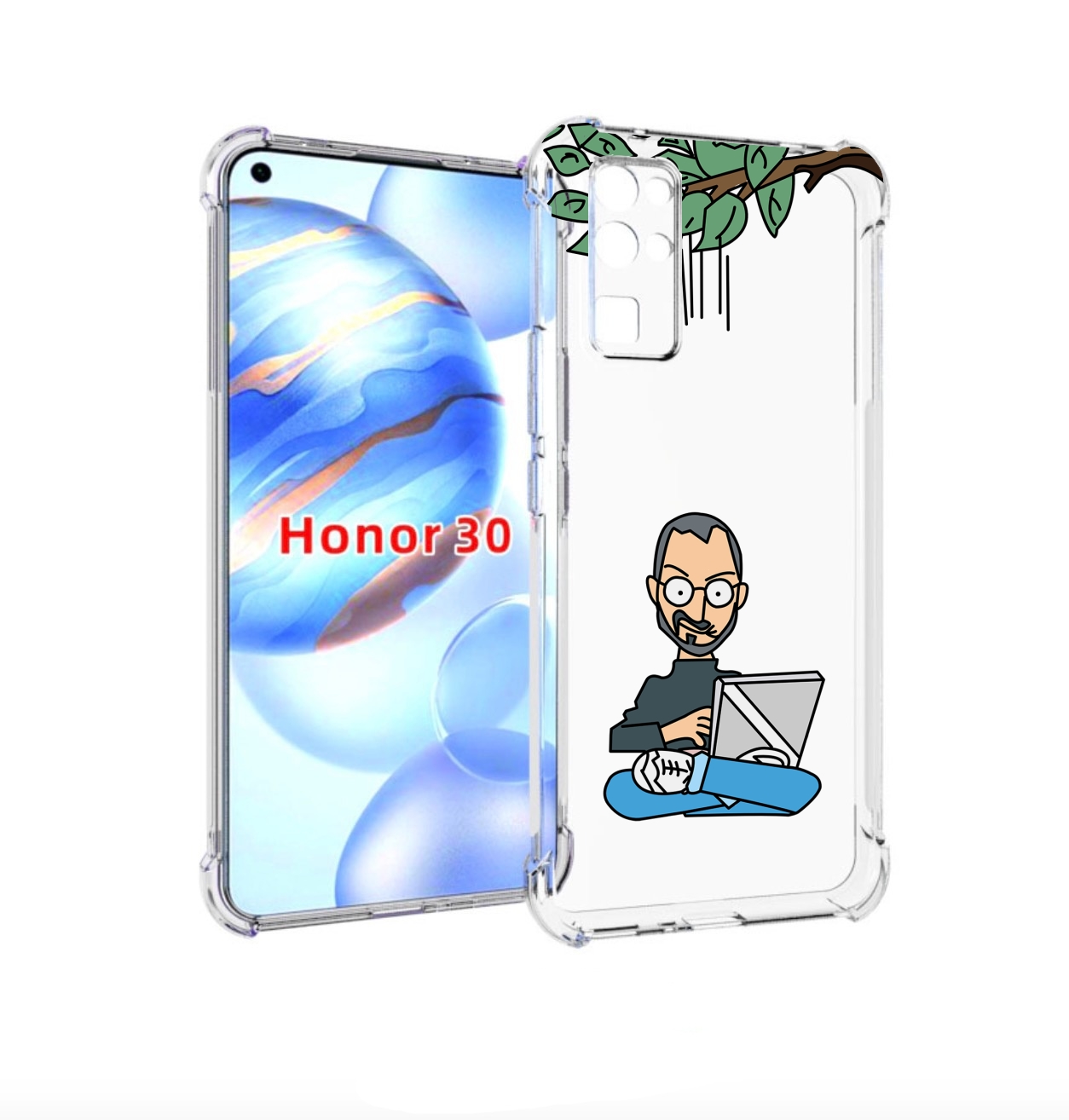 

Чехол бампер MyPads программист для Honor 30 (BMH-AN10) противоу, Прозрачный, Tocco