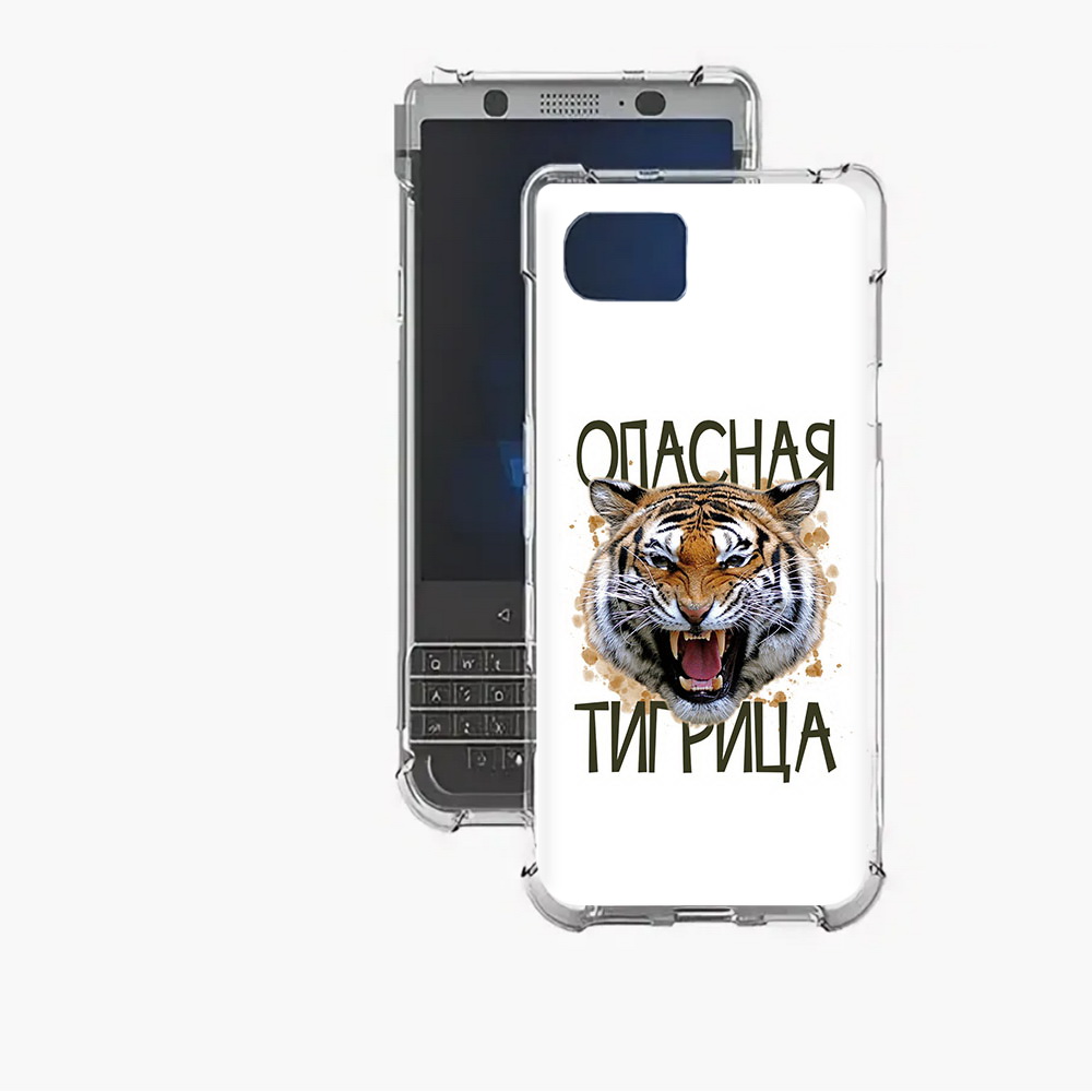 

Чехол MyPads Tocco для BlackBerry Motion опасная тигрица, Прозрачный, Tocco