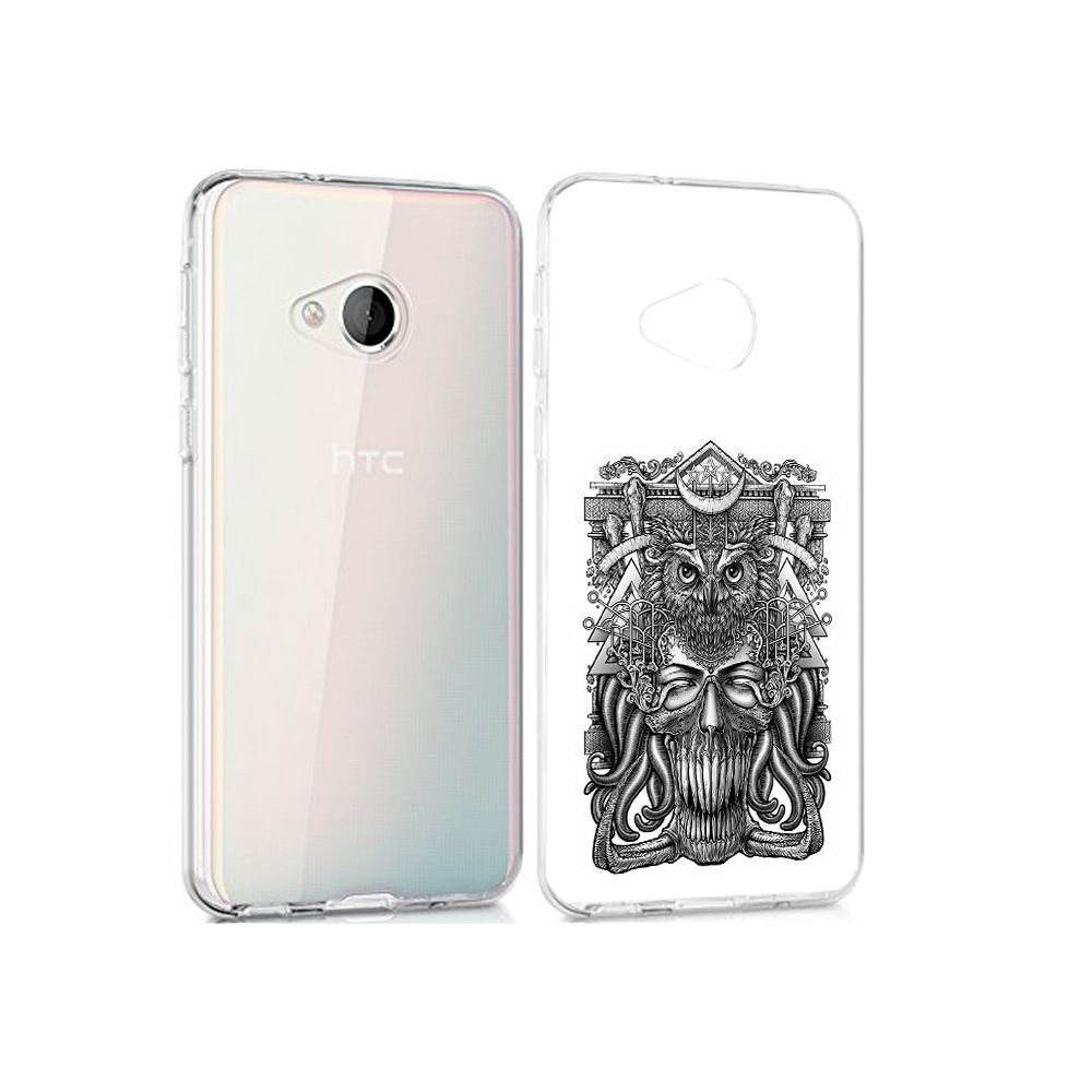 

Чехол MyPads Tocco для HTC U Play зубастая сова, Прозрачный, Tocco