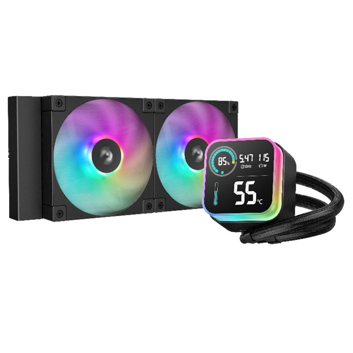 

Жидкостная система охлаждения DEEPCOOL ( R-LQ240-BKLSMW-G-1 )