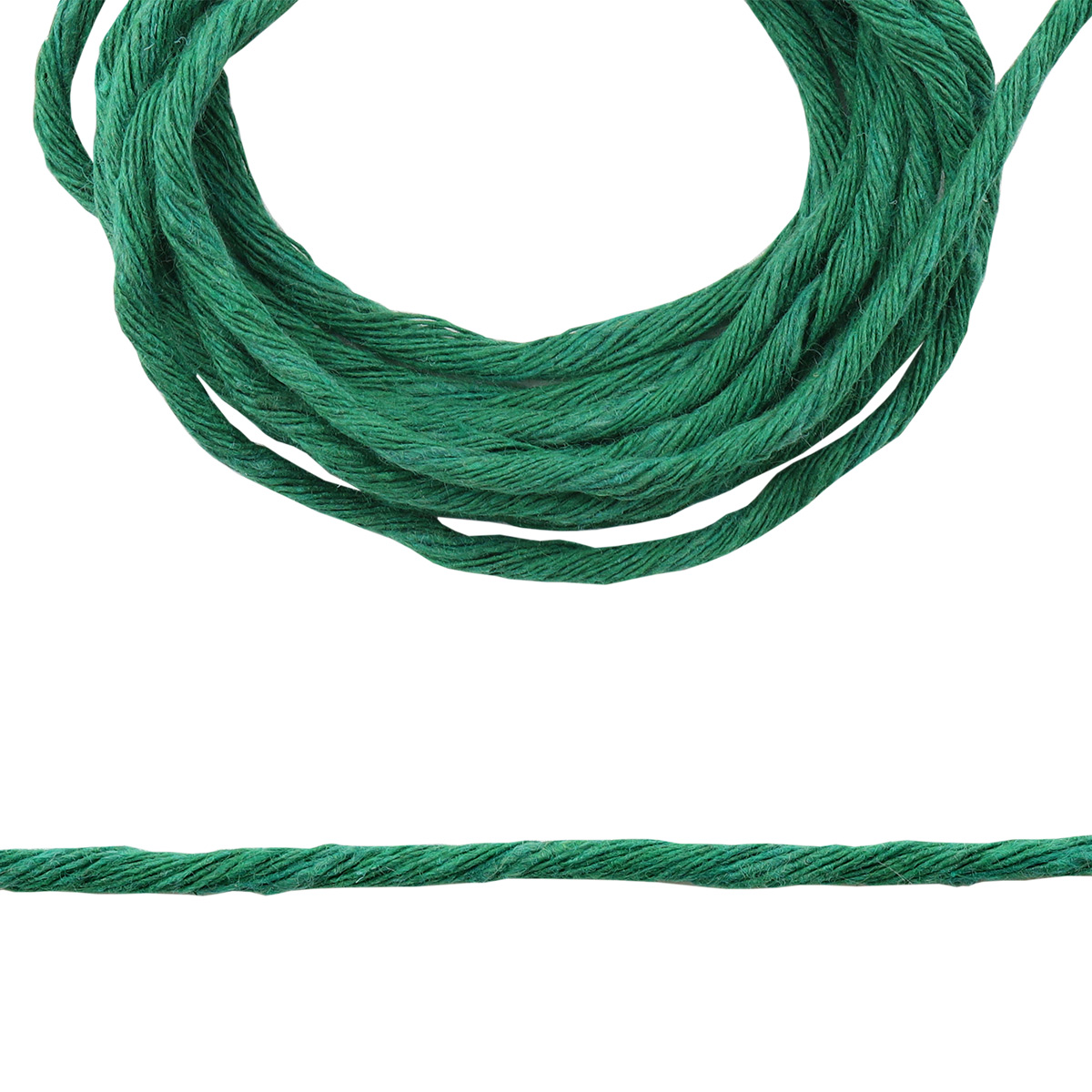 Шпагат хлопковый Astra&Craft 1500 текс (арт. 70098), 2-3ммx50м (зеленый)