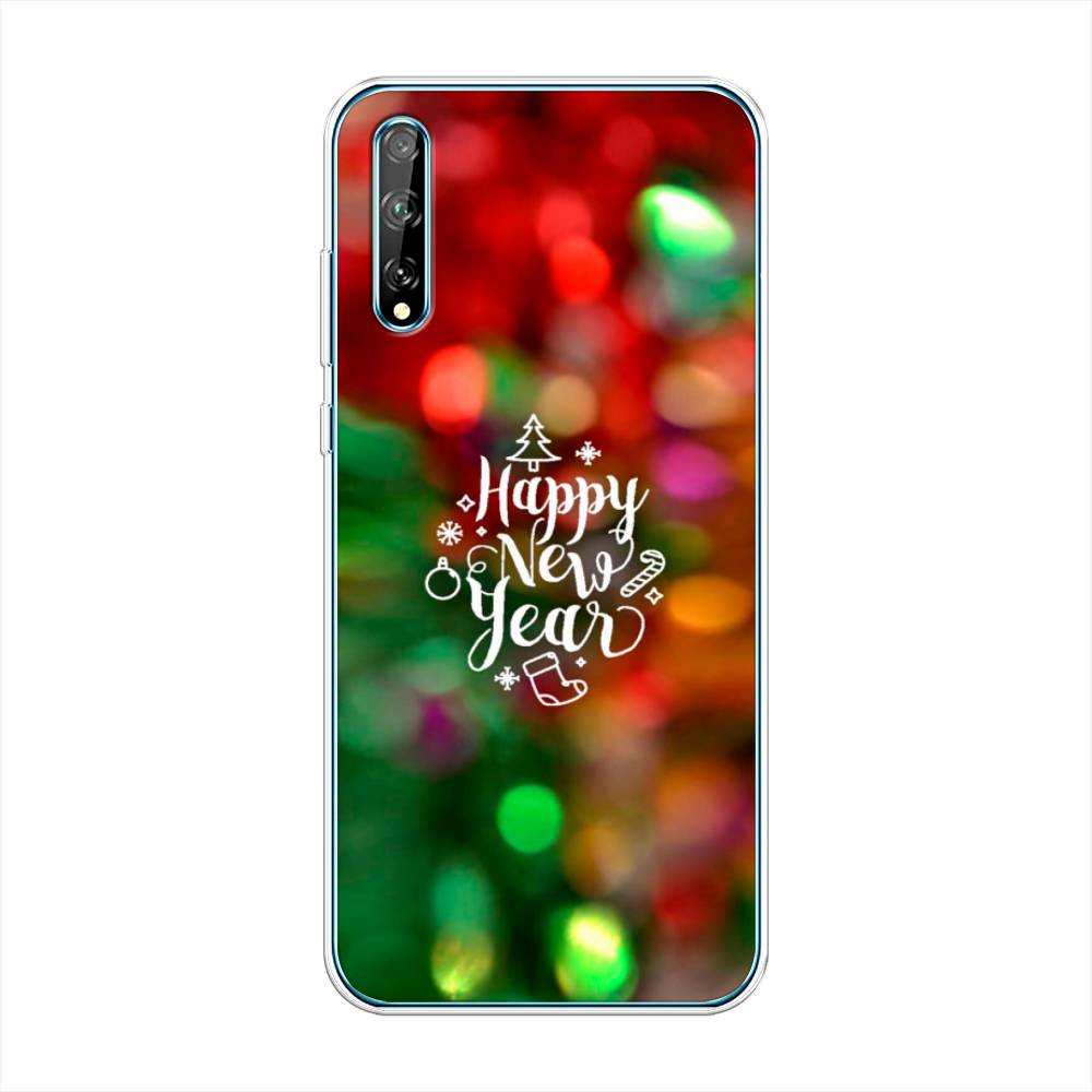 

Чехол на Huawei Y8p "Новый Год на елке", Зеленый;красный;желтый, 6103550-5