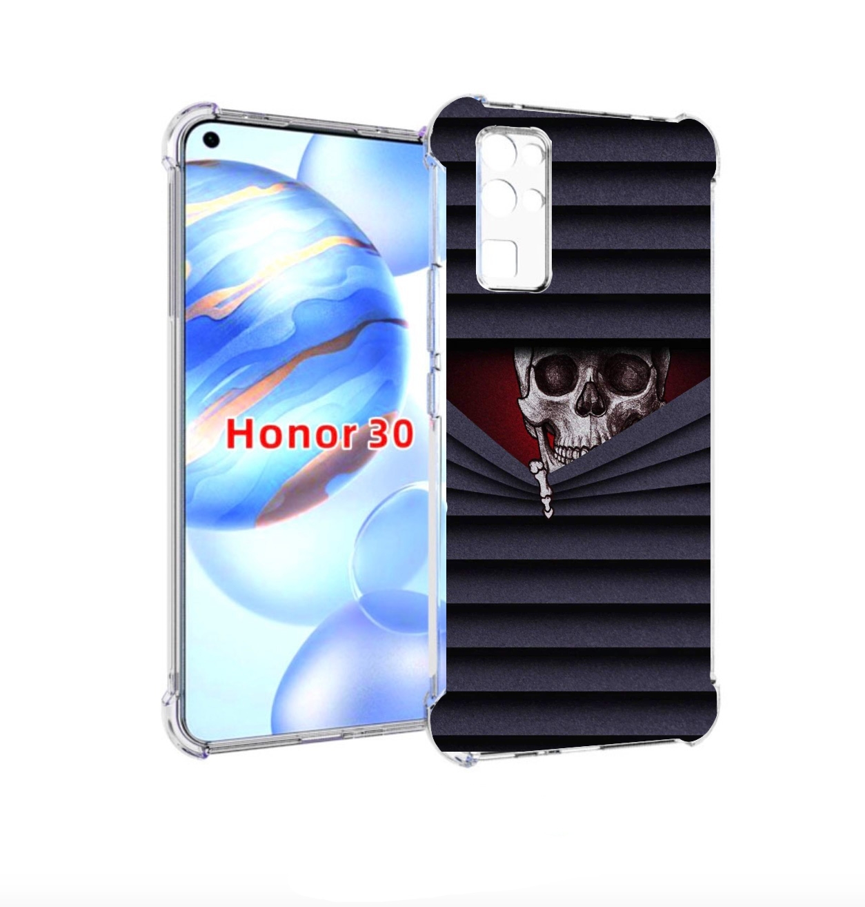 

Чехол бампер MyPads подглядываю для Honor 30 (BMH-AN10) противоу, Прозрачный, Tocco