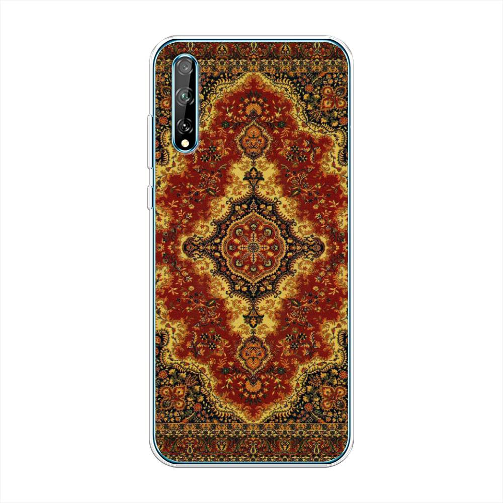 

Чехол на Huawei Y8p "Ковер", Коричневый;золотистый;красный, 6103550-3