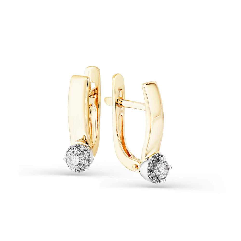 

Серьги из белого, желтого золота с бриллиантом Master Brilliant 2-508070-00-00, 2-508070-00-00