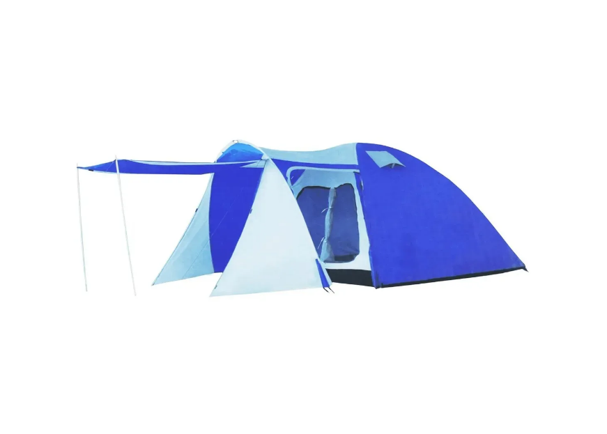 Палатка Lanyu LY-1607D, кемпинговая, 5 мест, blue