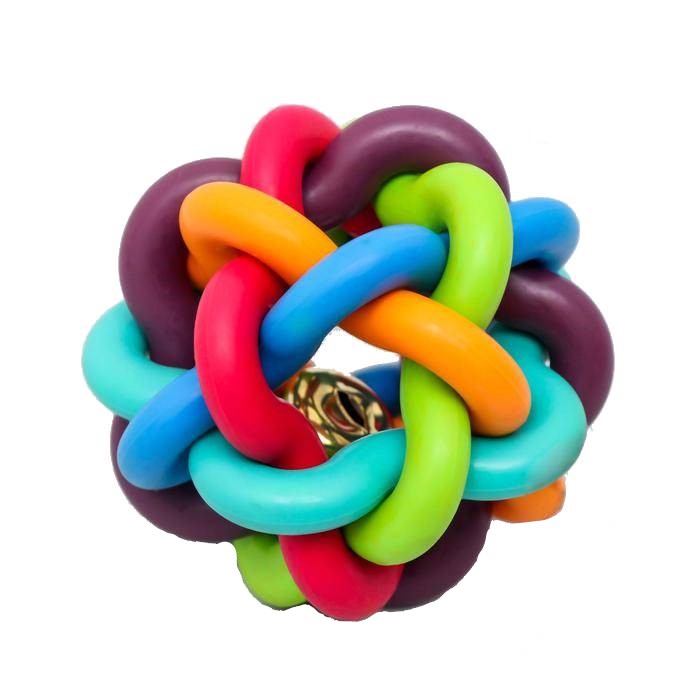 Мяч Пижон Большая молекула, 10 см, микс цветов