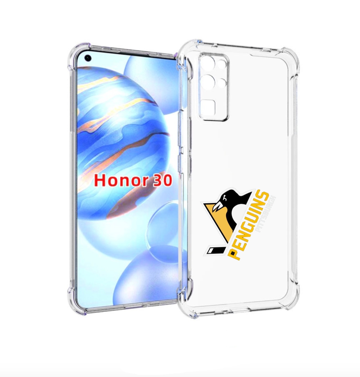 

Чехол бампер MyPads питтсбург пингвинс для Honor 30 (BMH-AN10) п, Прозрачный, Tocco