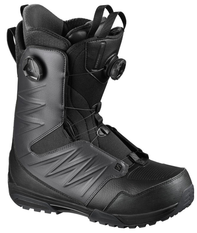 фото Ботинки для сноуборда salomon synapse focus boa 2021, black/asphalt, 29.5