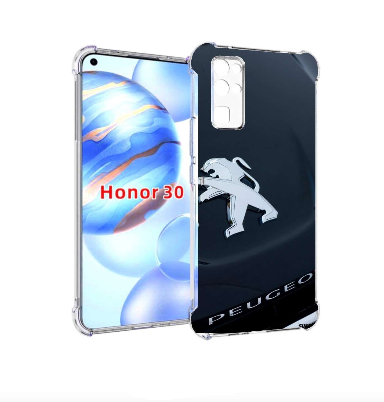 

Чехол бампер MyPads пежо peugeot 2 для Honor 30 (BMH-AN10) проти, Прозрачный, Tocco