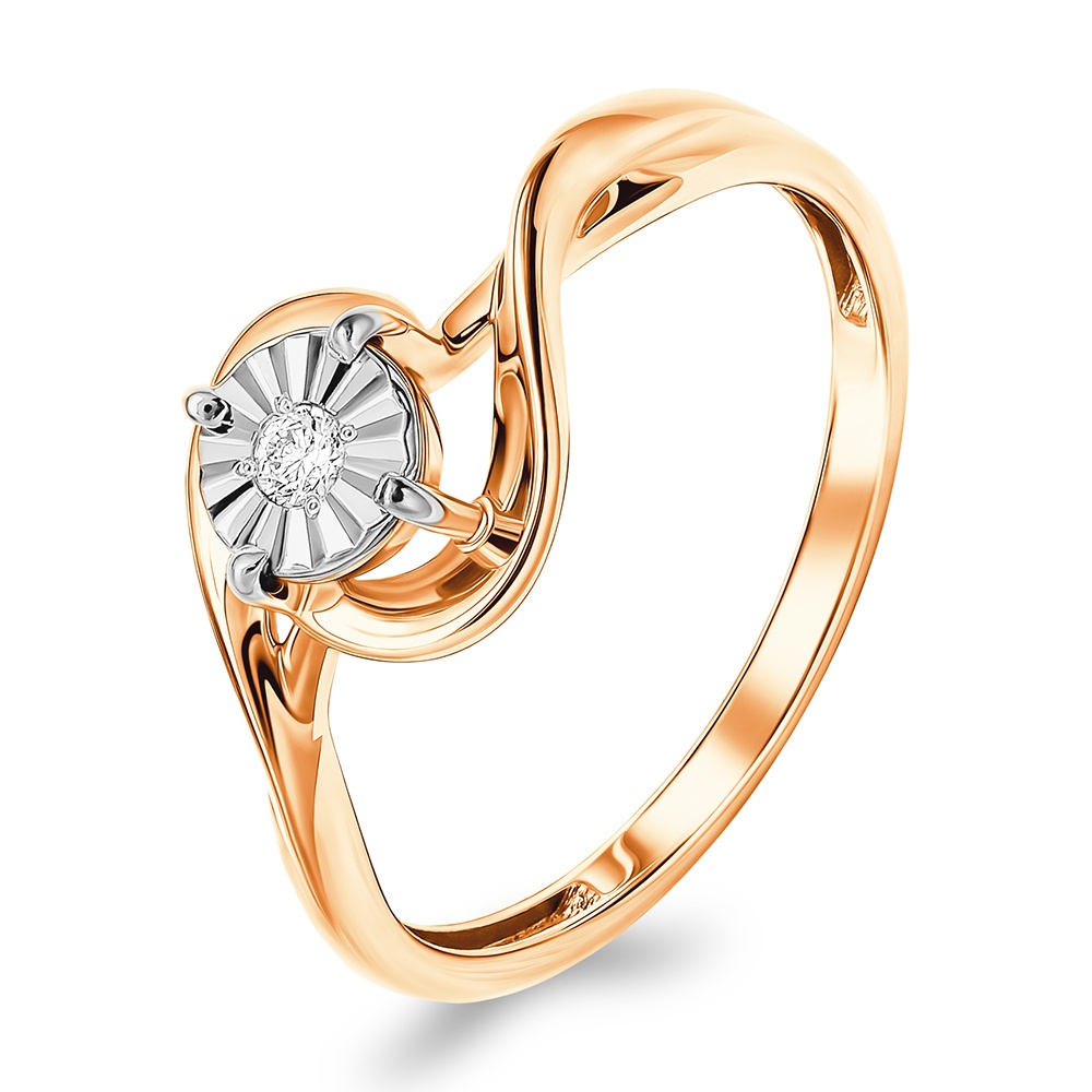 

Кольцо из золота р.  585Gold 101016671, бриллиант, 101016671