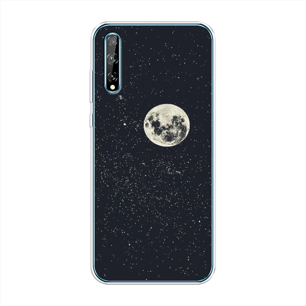 

Чехол на Huawei Y8p "Полнолуние", Красный, 6103550-2