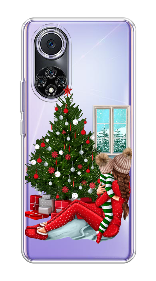 

Чехол на Huawei Nova 9 "Новый год с мамой", Красный;зеленый;голубой, 6106150-6