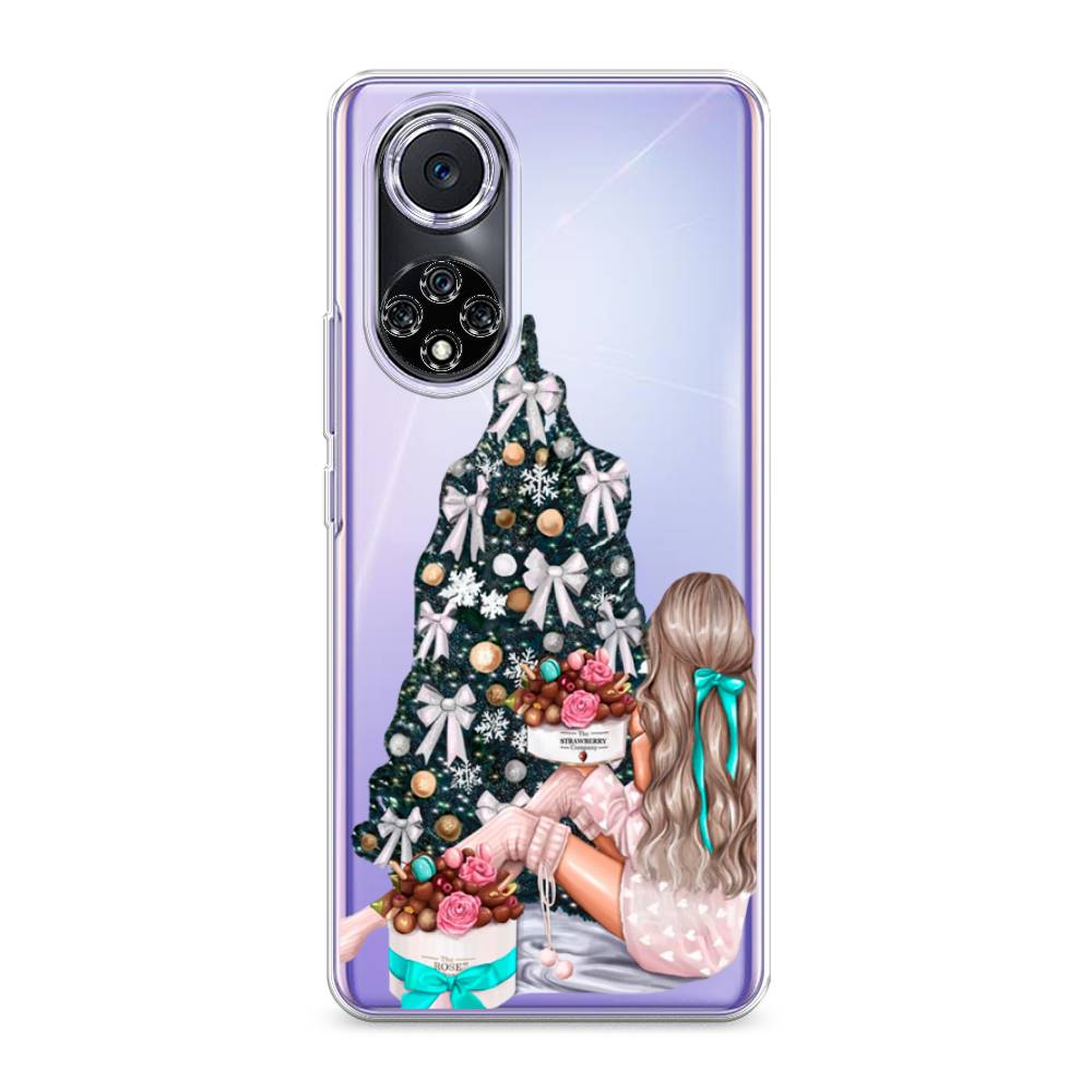 

Чехол для Huawei Nova 9 "New Year", Зеленый;бежевый;голубой, 6106150-5