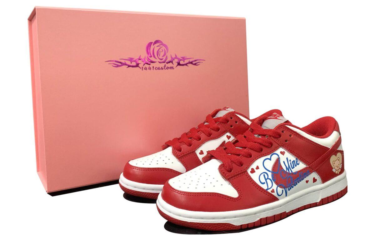 

Кеды унисекс Nike Dunk Low красные 40 EU, Красный, Dunk Low