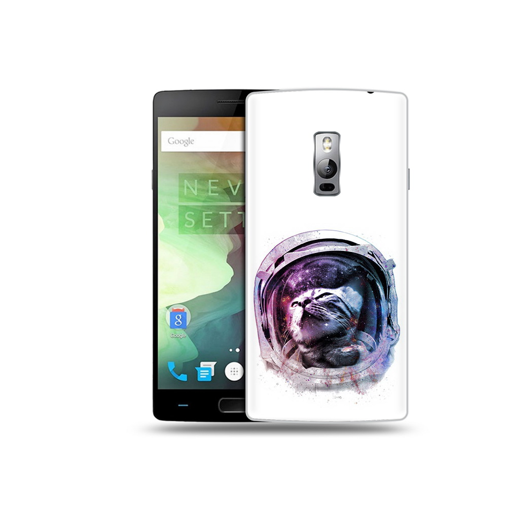 

Чехол MyPads Tocco для OnePlus 2 кот в шлеме, Прозрачный, Tocco