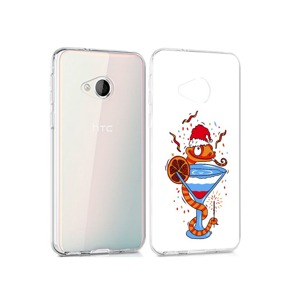 

Чехол MyPads Tocco для HTC U Play змейка, Прозрачный, Tocco