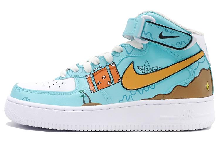 

Кеды унисекс Nike Air Force 1 07 520 голубые 45 EU, Голубой, Air Force 1 07 520