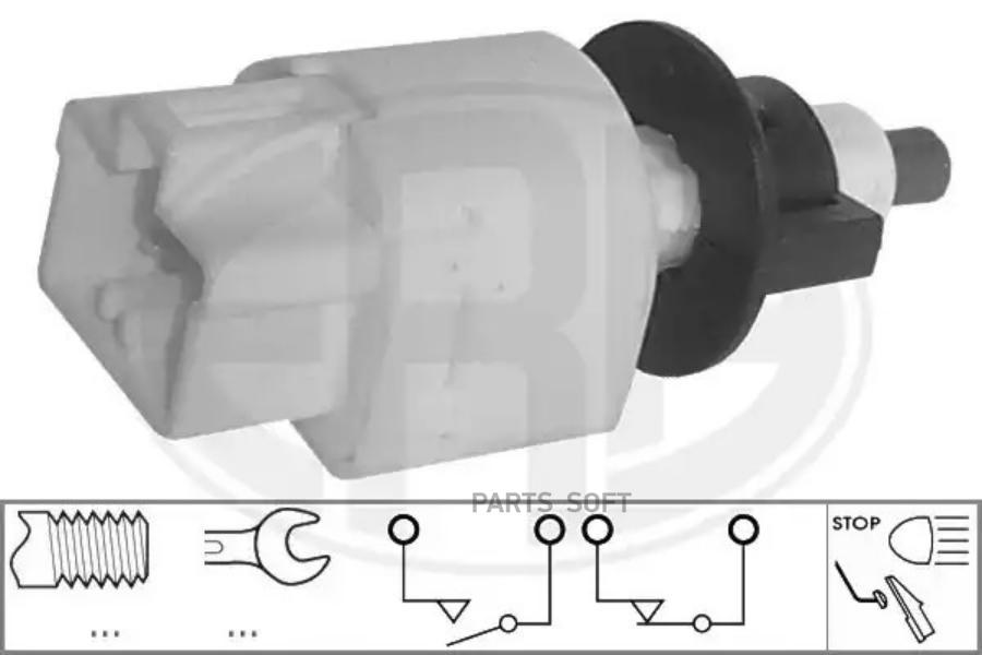 

ERA 330723 Датчик стоп-сигнала CITROEN: C1 \ FIAT: SEDICI \ OPEL: AGILA \ PEUGEOT: 107 \ S