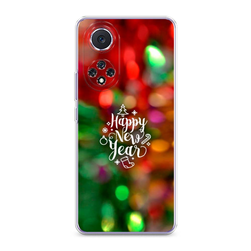 

Чехол для Huawei Nova 9 "Новый Год на елке", Зеленый;красный;желтый, 6106150-5