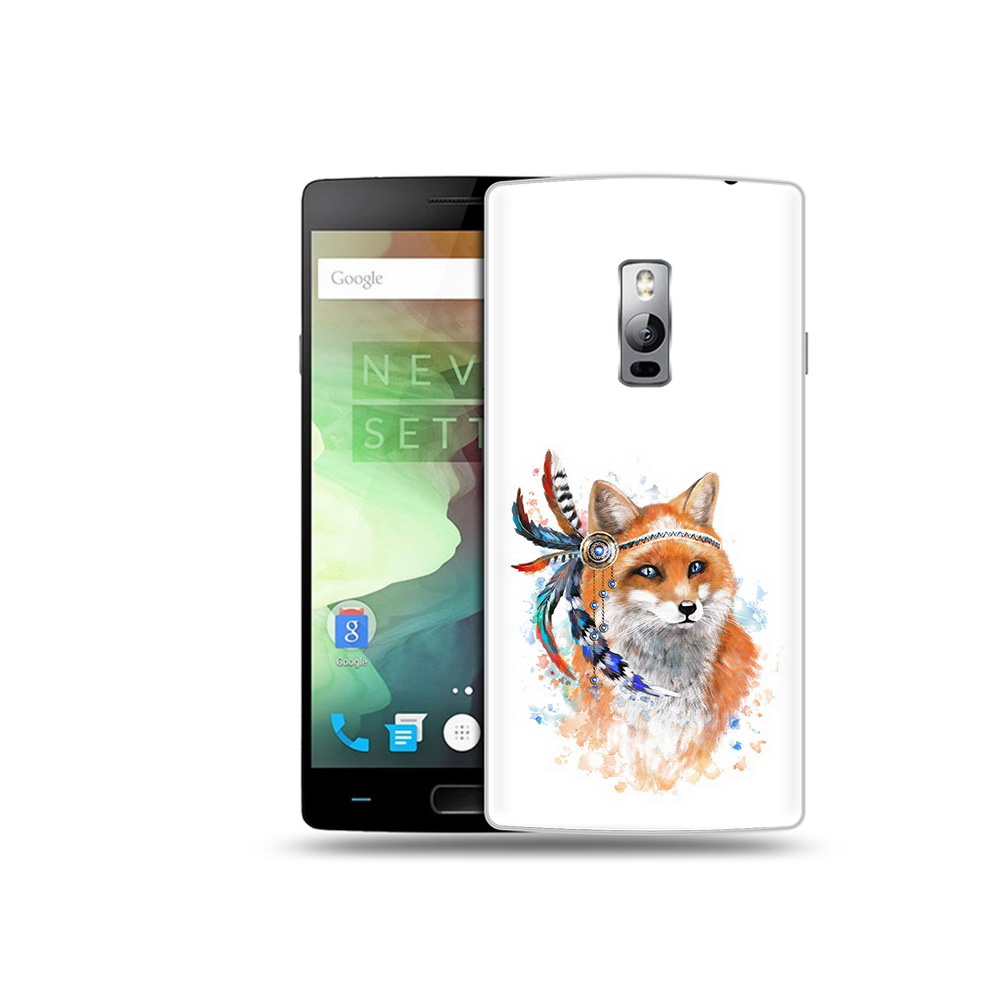 

Чехол MyPads Tocco для OnePlus 2 инду лиса, Прозрачный, Tocco