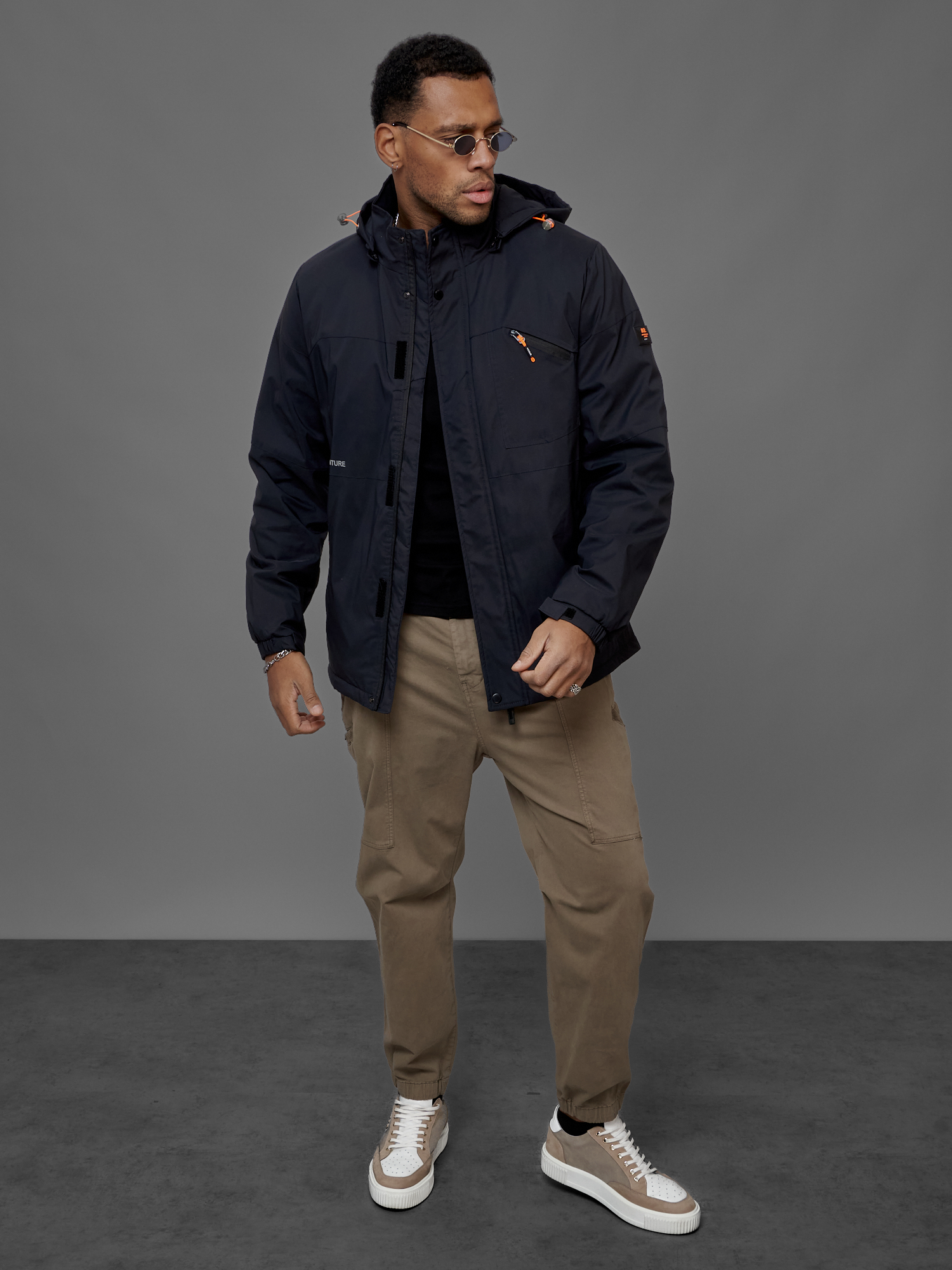

Куртка мужская NoBrand OI-88021 синяя XXL, Синий, OI-88021