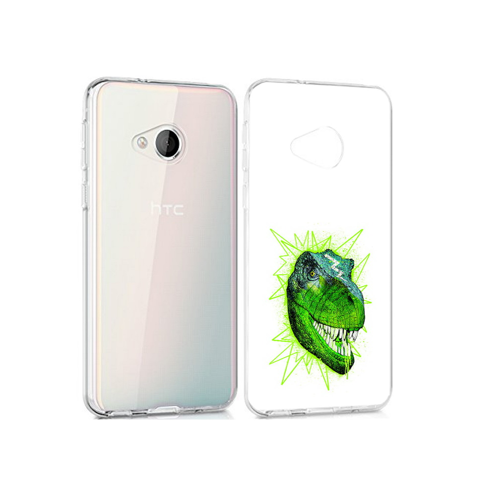 

Чехол MyPads Tocco для HTC U Play зеленый динозавр, Прозрачный, Tocco