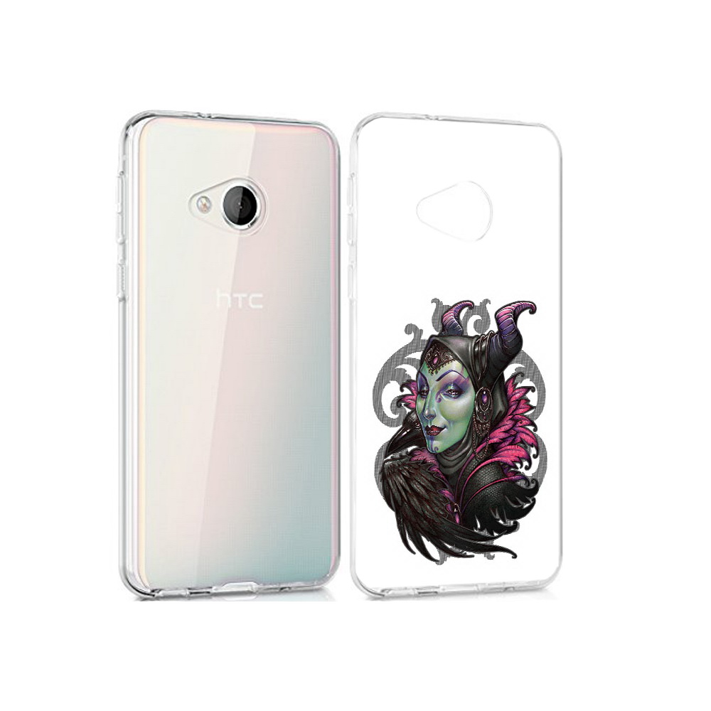 

Чехол MyPads Tocco для HTC U Play зеленая девушка с вороном, Прозрачный, Tocco