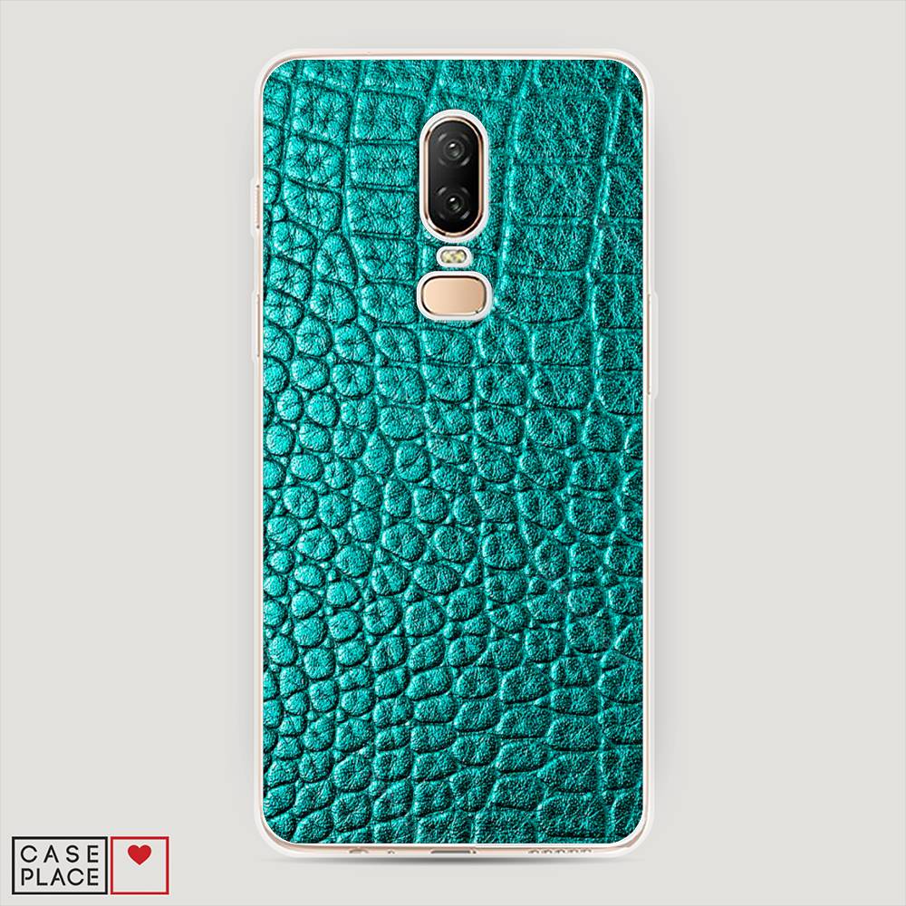 

Чехол Awog на OnePlus 6 / ВанПлас 6 "Бирюзовая змея", 150550-3