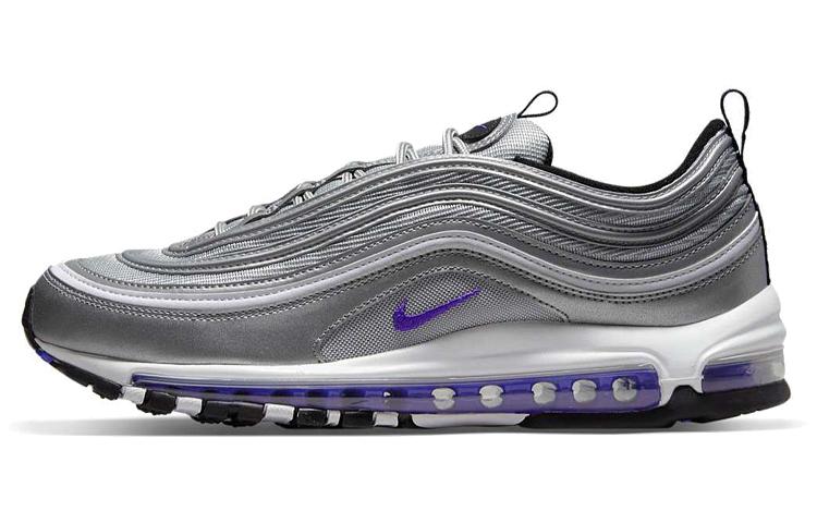 

Кроссовки унисекс Nike Air Max 97 persian violet серебристые 44 EU, Серебристый, Air Max 97 persian violet