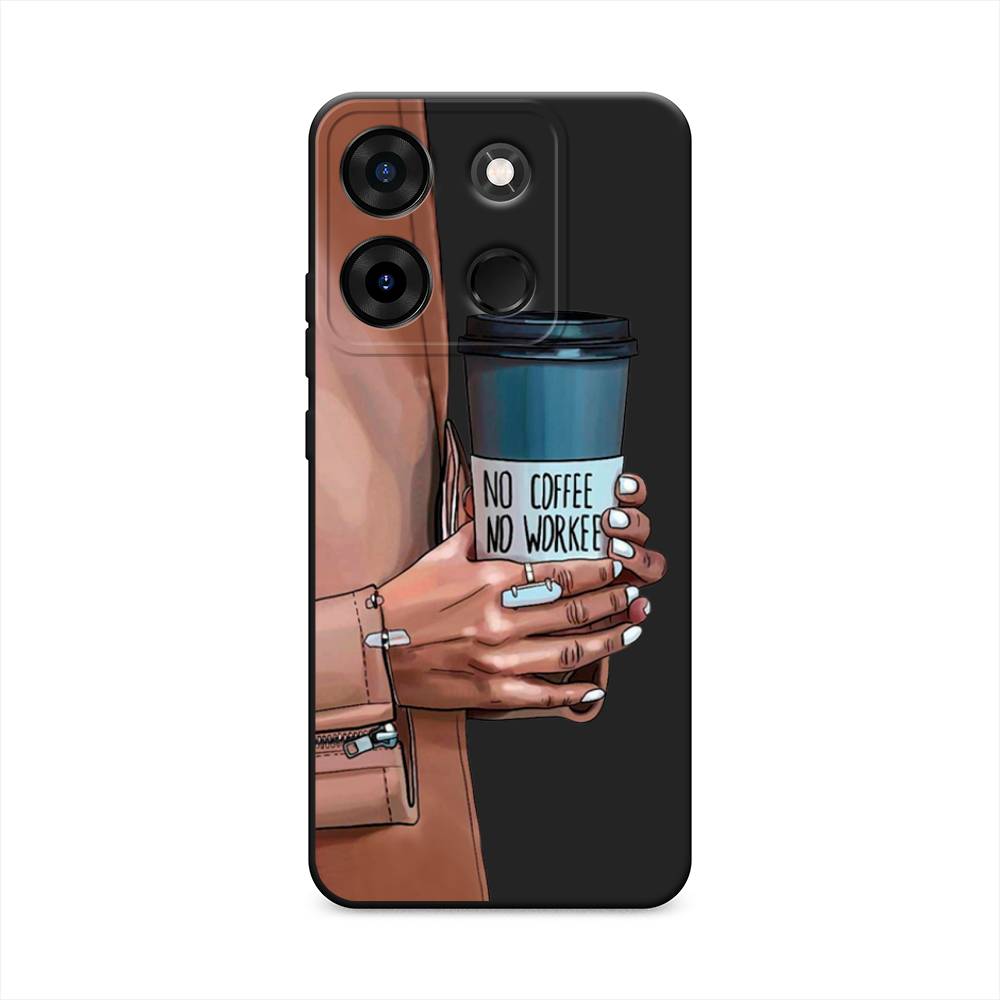 

Чехол Awog на Infinix Smart 7 HD "No coffee", Синий;бежевый;коричневый, 3103852-1
