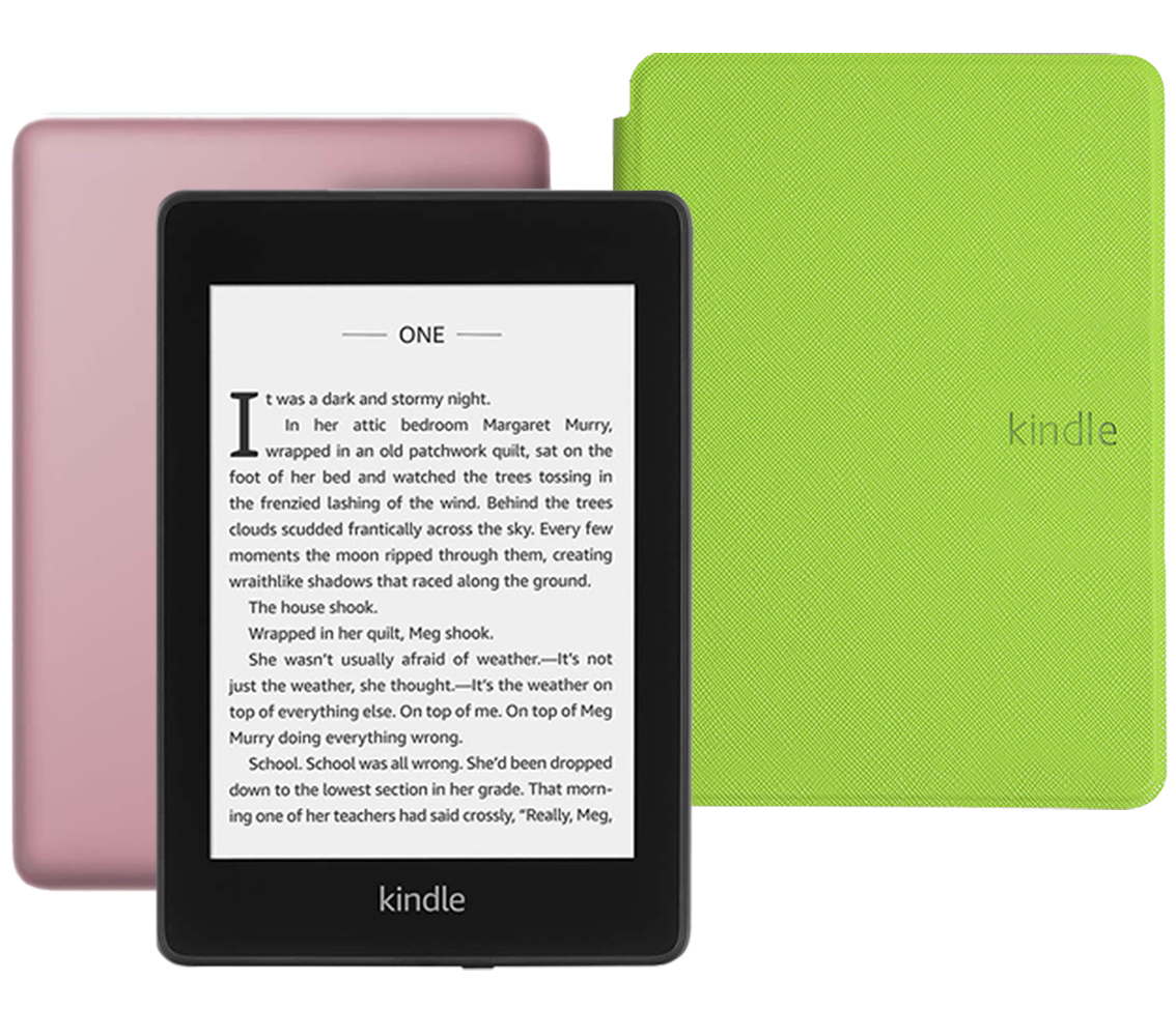 Amazon Kindle PaperWhite 2018 8Gb Special Offer Plum + обложка Green