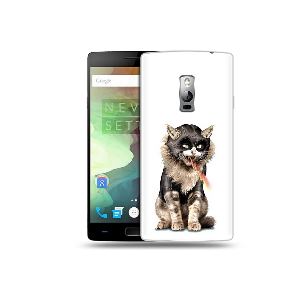 

Чехол MyPads Tocco для OnePlus 2 дьяволский кот, Прозрачный, Tocco