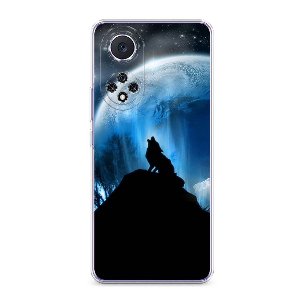 

Чехол для Huawei Nova 9 "Волк 2", Синий;черный;белый, 6106150-1