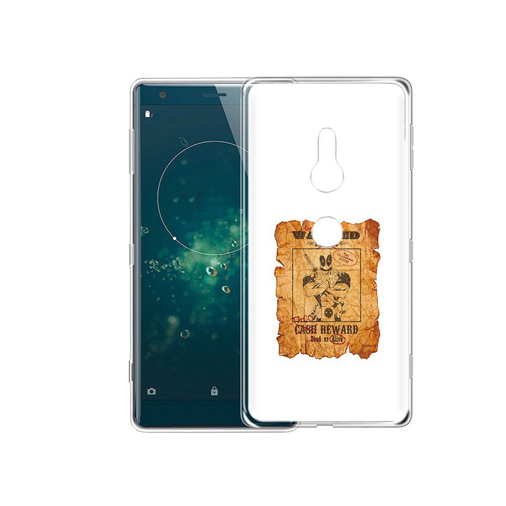 

Чехол MyPads Tocco для Sony Xperia XZ2 дедпул, Прозрачный, Tocco