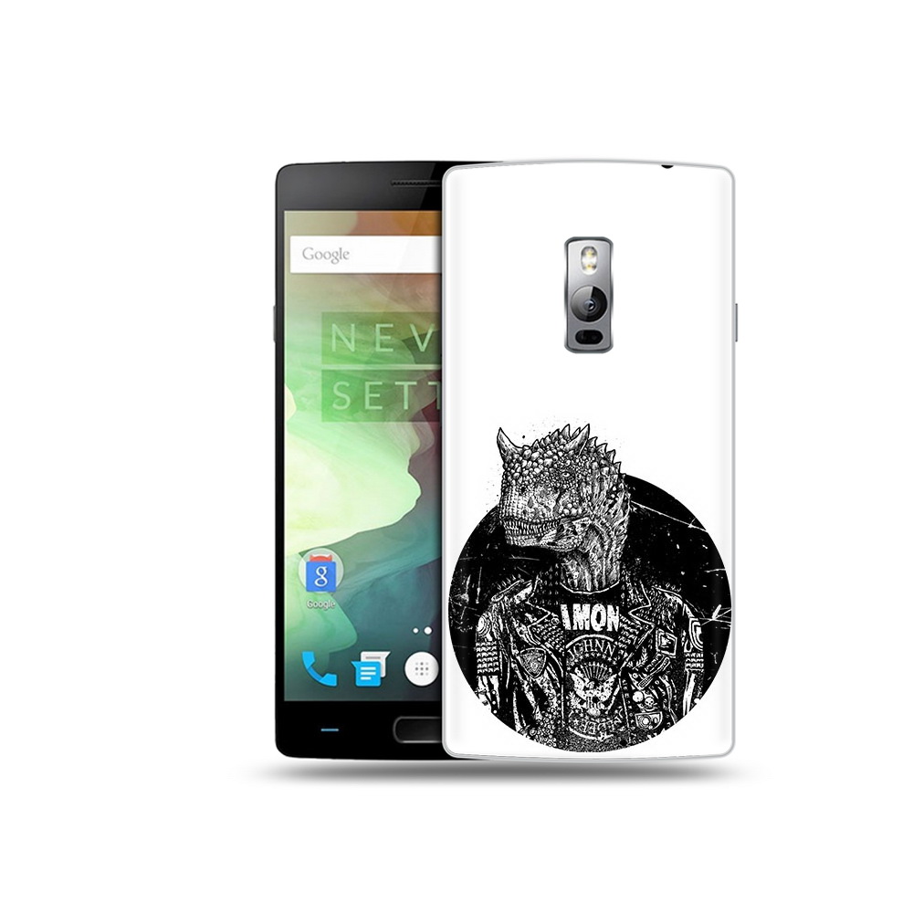 

Чехол MyPads Tocco для OnePlus 2 динозавр в куртке, Прозрачный, Tocco